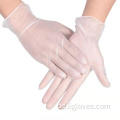 Weiße klare vynile Handschuh Vinylentsorgungs -PVC -Handschuhe